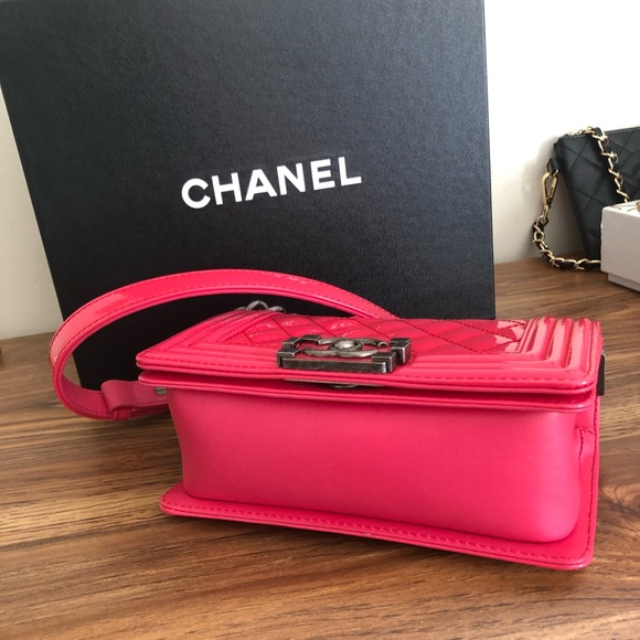 Sold out 🛑Chanel Pink Boy Bag - Picture 4 of 9